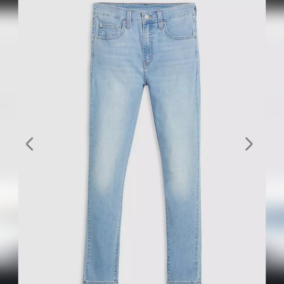 Levis 721 High Rise Light Wash Skinny Jean Size 27 - Picture 3 of 10